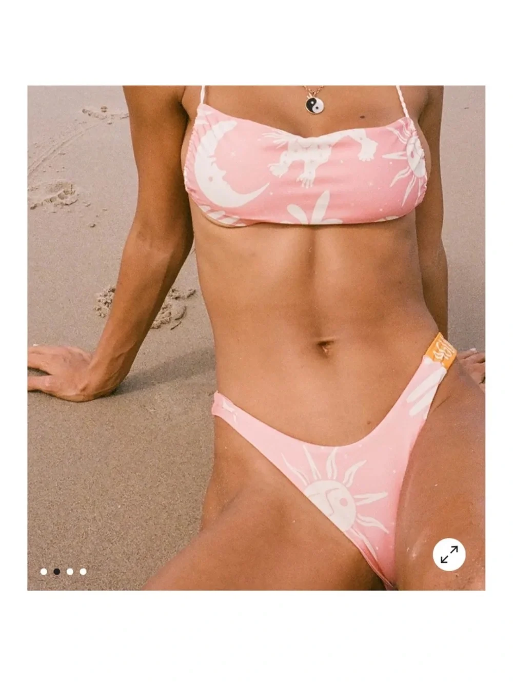 Agua Bendita Maniera Bikini Set Avy Bottoms Lina Top Medium Celestial